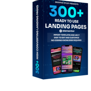 300+ Landing Page Design  – Easy Customize